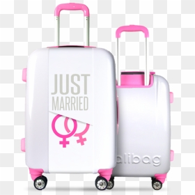 "she"s Just Married - Suitcase, HD Png Download - just married png