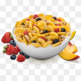 Bowl Of Flakes@2x-8, HD Png Download - bowl of cereal png