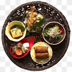 Picture Of Hanagi Food Sampler - Kaiseki, HD Png Download - food plate png