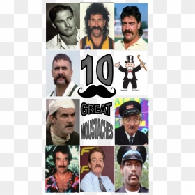 Top 10 Moustaches Final - Collage, HD Png Download - moustaches png