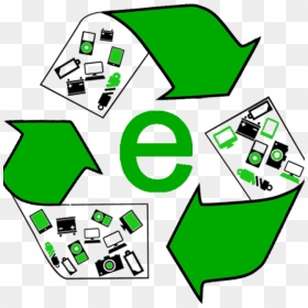 E-waste Recycling Market - E Waste Recycling Logo, HD Png Download - sims png