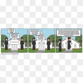 Cartoon, HD Png Download - cap and gown png