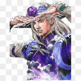 Jpg Royalty Free Stock Jjba Transparent - Jojo Part 7 Gyro, HD Png Download - gyro png