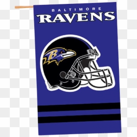 Image Of Nfl Baltimore Ravens Banner House Flag - Browns Vs Ravens Helmets, HD Png Download - baltimore ravens png