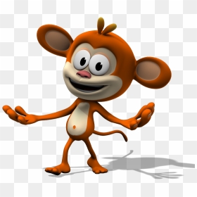 3d Cartoon Animals Clipart Graphic Freeuse Free Funny - Monkey See Monkey Do Qubo, HD Png Download - cartoon animals png