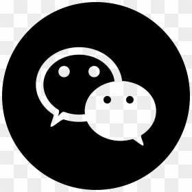 Wechat Payment - Wechat Logo Black Png, Transparent Png - wechat logo png