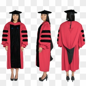 Harvard Doctoral Robes, HD Png Download - cap and gown png