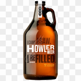Howler Empty Bottle - Glass Bottle, HD Png Download - empty bottle png