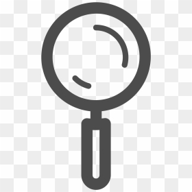 Vector Library Download - Grey Magnifying Glass Icon Png, Transparent Png - magnifying glass clipart png