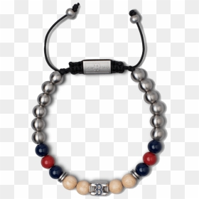 Boston Red Sox™ Square Macrame Bracelet 8mm - Choker, HD Png Download - beads png