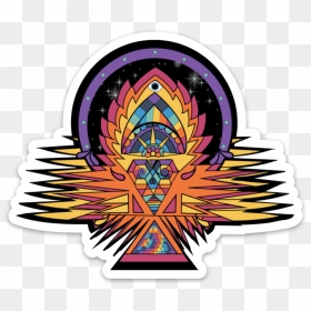 Tribal Fire Vinyl Sticker, HD Png Download - tribal design png