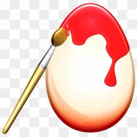 Painting Red Egg Clipart, HD Png Download - red paint png
