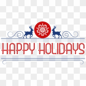 Happy Holidays Semi Truck Transparent, HD Png Download - happy holiday png