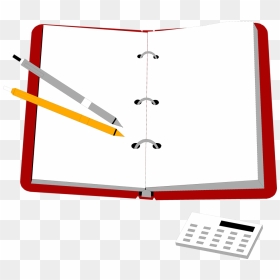 Clipart Pen Note Book - Pad And Pen Transparent Background, HD Png Download - pen and paper png