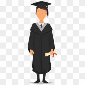 Academic Dress, HD Png Download - cap and gown png