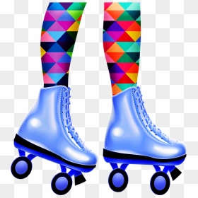 Roller Skating Legs, HD Png Download - roller skates png