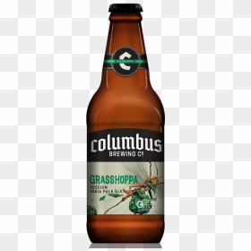 Cbc Grasshoppa Bottle - Columbus Brewing Company, HD Png Download - beer bottles png