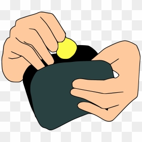Geld Sparen Hand Brieftasche - Save Money Clipart Png, Transparent Png - grabbing hand png