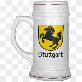 Stuttgart Beer Stein - Coat Of Arms Stuttgart, HD Png Download - beer mug clip art png