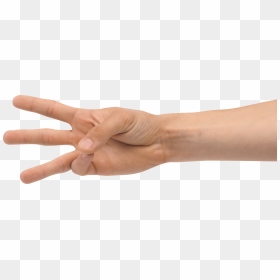 Three Finger Hand Png Image - Transparent Three Finger Png, Png Download - grabbing hand png