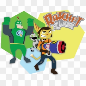 Ratchet And Clank Vector, HD Png Download - ratchet and clank png