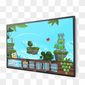 Led-backlit Lcd Display, HD Png Download - angry bird png
