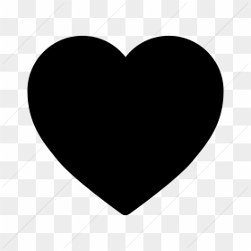 Instagram Heart Icon Black , Png Download - Black Heart Symbol Png, Transparent Png - instagram icon png black
