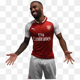 Alexandre Lacazette Arsenal 2017 18 Png - New Song Of Arsenal, Transparent Png - arsenal png