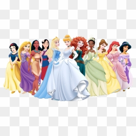 Brunette Disney Princess , Png Download - All The Disney Princesses, Transparent Png - disney princesses png