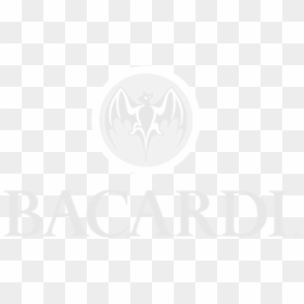 Bacardi Logo Square White - Bacardi, HD Png Download - bacardi logo png