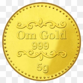 Gold Coin Png Image Hd - Coin, Transparent Png - om symbol png