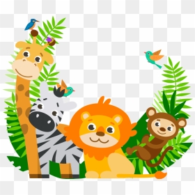Transparent Jungle Animals Png - Transparent Jungle Animals Clipart, Png Download - jungle animals png