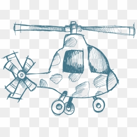 Transparent Military Helicopter Png - Plane Sketch Png, Png Download - military helicopter png