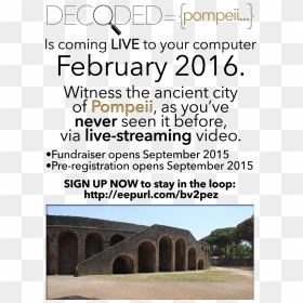 Subscribe Now To Get The Details And The Pre-registration - Amphitheatre Of Pompeii, HD Png Download - subscribe now png
