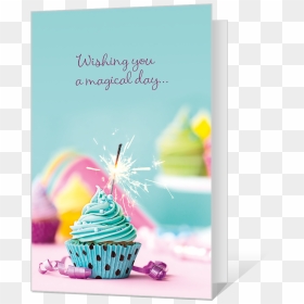 Sparkly Birthday Wishes Card, HD Png Download - magic sparkles png