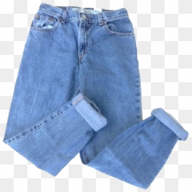 #jeans #bluejeans #momjeans #pants #denim #denimjeans - Jeans Png Niche Meme, Transparent Png - blue jeans png