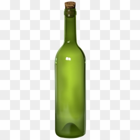Bottle,vacuum,cap,empty Bottle,wine,bottle Of Wine,realistic - Glass Bottle, HD Png Download - empty bottle png