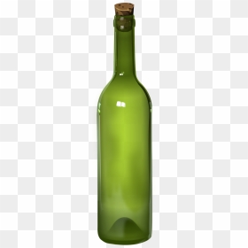 Bottle,vacuum,cap,empty Bottle,wine,bottle Of Wine,realistic - Glass Bottle, HD Png Download - empty bottle png