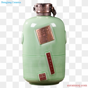 Jingdezhen Ceramic Bottle 5 Jins Of Creative Household - Glass Bottle, HD Png Download - empty bottle png