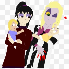 And Lydia Family Take By Fableworldna On - Art Beetlejuice And Lydia, HD Png Download - beetlejuice png