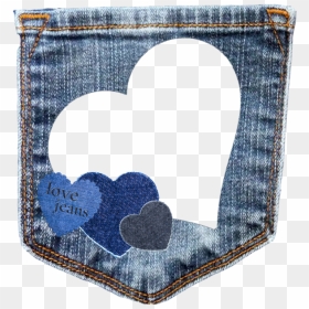 Cadres Frame Rahmen Quadro - Clip Art Denim Pocket, HD Png Download - blue jeans png