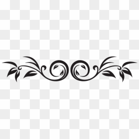 Black Decoration Png, Transparent Png - fancy divider line png