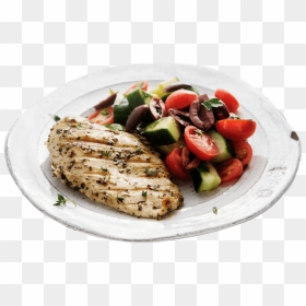 Greek Salad, HD Png Download - food plate png