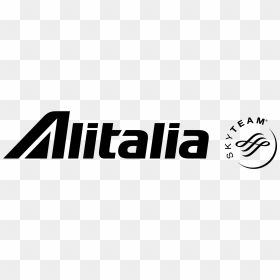 Alitalia Logo Black And White, HD Png Download - delta airlines logo png