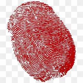 Fingerprint Transparent Red - Transparent Background Red Fingerprint Png, Png Download - fingerprint transparent png