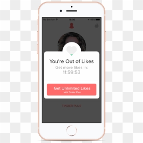 Unlimited Likes - Iphone, HD Png Download - tinder png