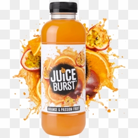 Juice Bottle Png , Png Download - Juice Burst Orange And Passion Fruit, Transparent Png - empty bottle png