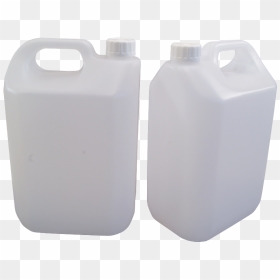 5l Jerrican Style Plastic Bottle - White Gallon Png, Transparent Png - empty bottle png