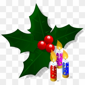 Holly Png Transparent - Christmas Holly, Png Download - christmas leaves png