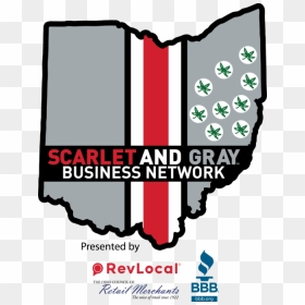 Scarlet & Gray Business Network - Better Business Bureau, HD Png Download - ohio state png